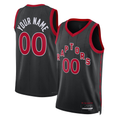 Pouc Custom T.Raptors Black 2022-23 Swingman Jerseys - Statement Edition