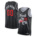 Pouc Custom T.Raptors Black 2025-26 City Edition Swingman Jerseys