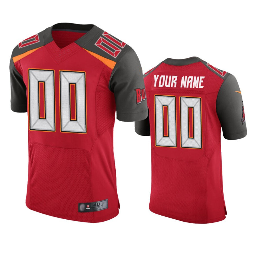 Pouc Custom TB.Buccaneers Red Game Stitched Jerseys