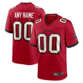 Pouc Custom TB.Buccaneers Red Replica Game Stitched Jerseys