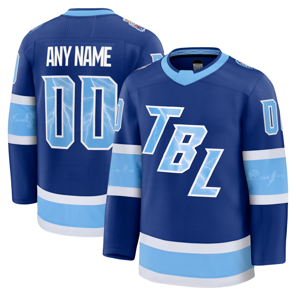 Pouc Custom TB.Lightning Blue 2026 Stadium Series Premium Jerseys