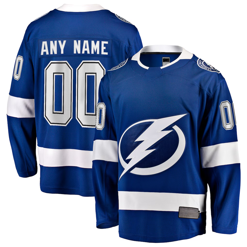 Pouc Custom TB.Lightning Blue Home Breakaway Jerseys