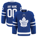 Pouc Custom T.Maple Leafs Blue Home Authentic Pro Jerseys