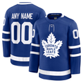 Pouc Custom T.Maple Leafs Blue Home Premium Jerseys