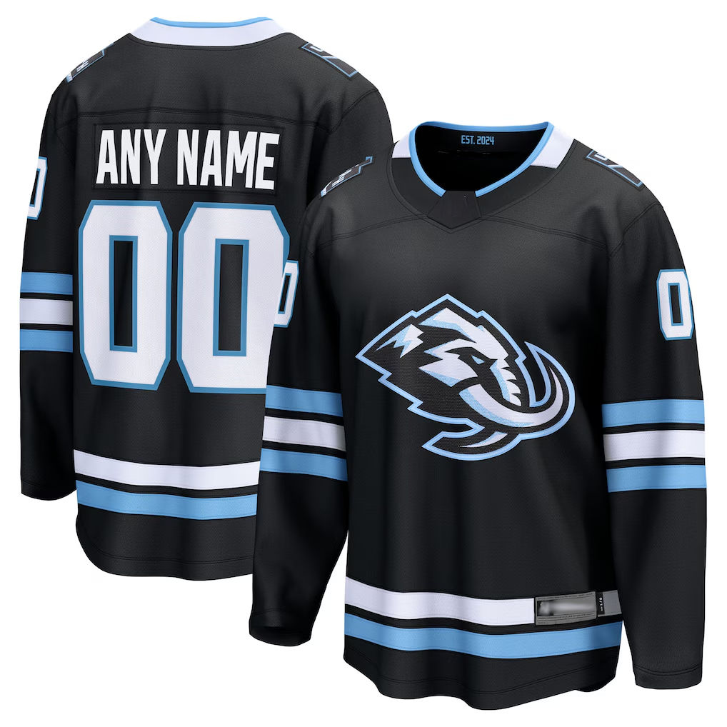 Pouc Custom U.Mammoth Black Home Breakaway Jerseys
