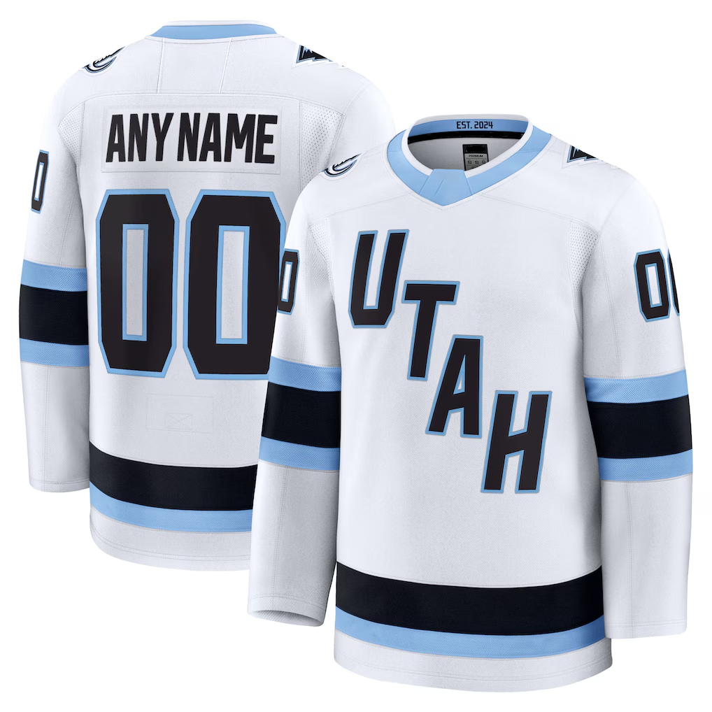 Pouc Custom U.Mammoth White Away Premium Jerseys