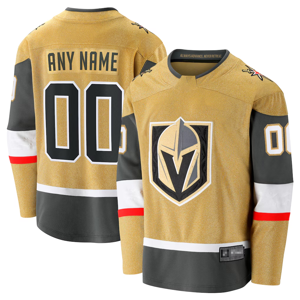 Pouc Custom V.Golden Knights Home Breakaway Jerseys