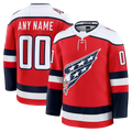 Pouc Custom W.Capitals Red Alternate Premium Jerseys
