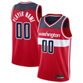 Pouc Custom W.Wizards Red 2020-21 Swingman Jerseys - Icon Edition