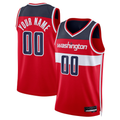 Pouc Custom W.Wizards Red Swingman Jerseys - Icon Edition