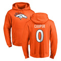 Pouc D.Broncos #0 Jonathon Cooper Player Orange Pullover Hoodie Limited Stitched Jerseys