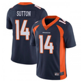 Pouc D.Broncos #14 Courtland Sutton Player Navy Limited Stitched Jerseys