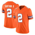 Pouc D.Broncos #2 Pat Surtain II Player Orange Limited Alternate Vapor F.U.S.E. Throwback Game Stitched Jerseys