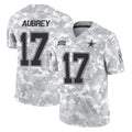 Pouc D.Cowboys #17 Brandon Aubrey Player Arctic Camo Salute to Service Limited Home Game Stitched Jerseys