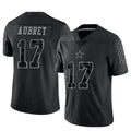 Pouc D.Cowboys #17 Brandon Aubrey Player Black REFLECTIVE Limited Stitched Jerseys