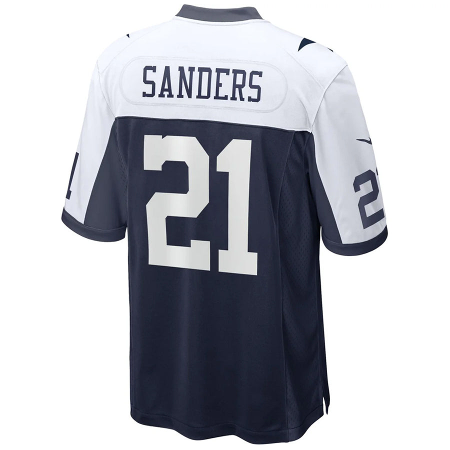 Pouc D.Cowboys #21 Deion Sanders Player Navy Alternate Game Stitched Jerseys