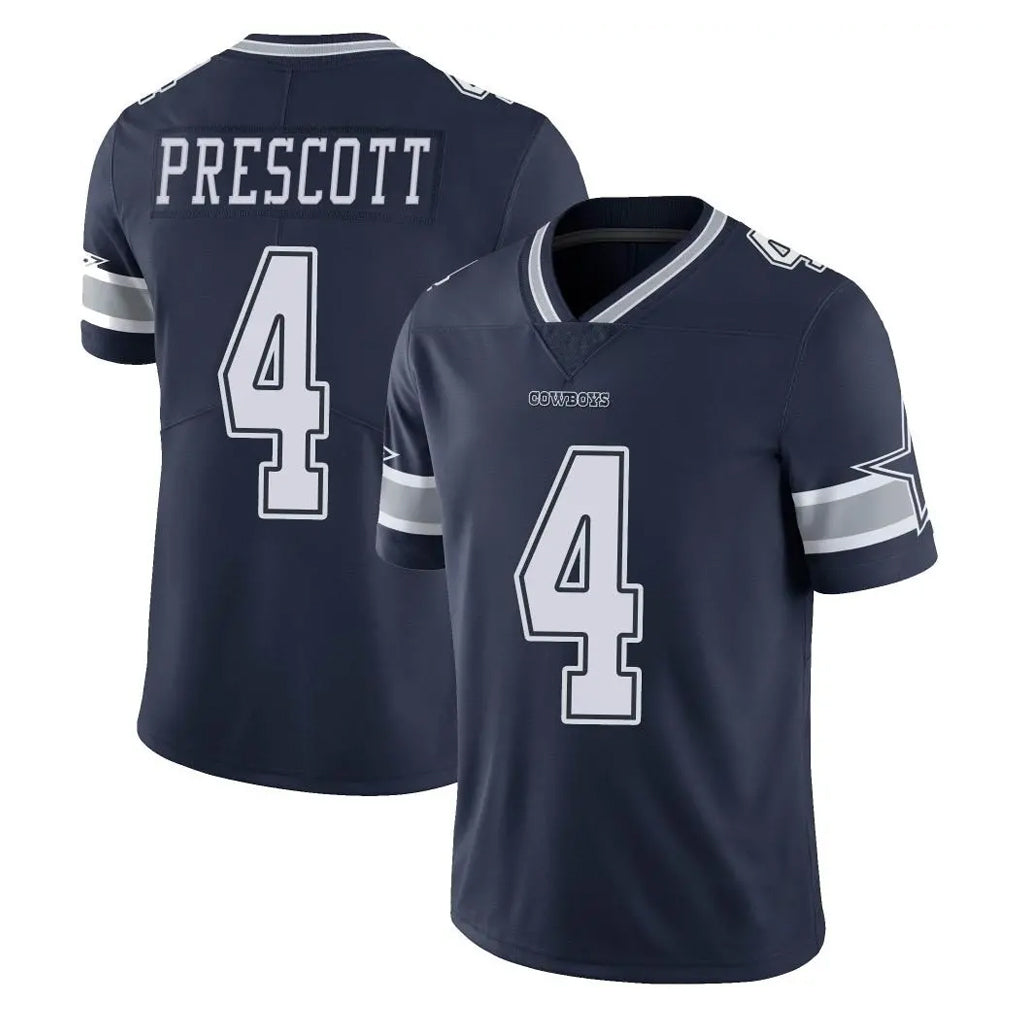 Pouc D.Cowboys #4 Dak Prescott Player Navy Vapor Untouchable Limited Home Game Stitched Jerseys