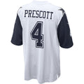 Pouc D.Cowboys #4 Dak Prescott Player White Alternate Game Stitched Jerseys