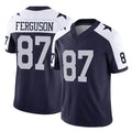 Pouc D.Cowboys #87 Jake Ferguson Player Navy-White Limited Alternate Vapor F.U.S.E. Home Game Stitched Jerseys