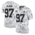 Pouc D.Cowboys #97 Kenny Clark Player Arctic Camo Salute to Service Limited Home Game Stitched Jerseys