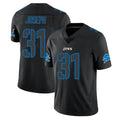 Pouc D.Lions #31 Kerby Joseph Player Black Impact Limited Home Game Stitched Jerseys