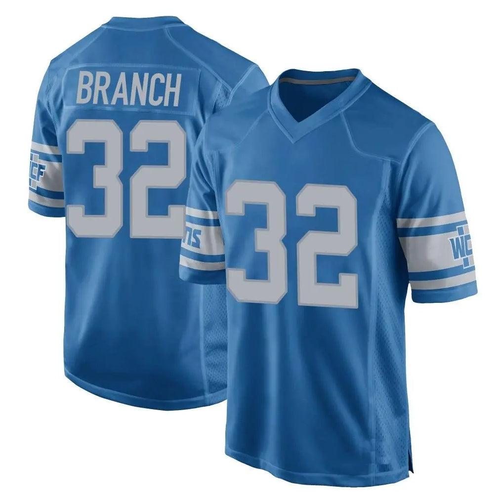 Pouc D.Lions #32 Brian Branch Player Blue Vapor Untouchable Throwback Game Stitched Jerseys