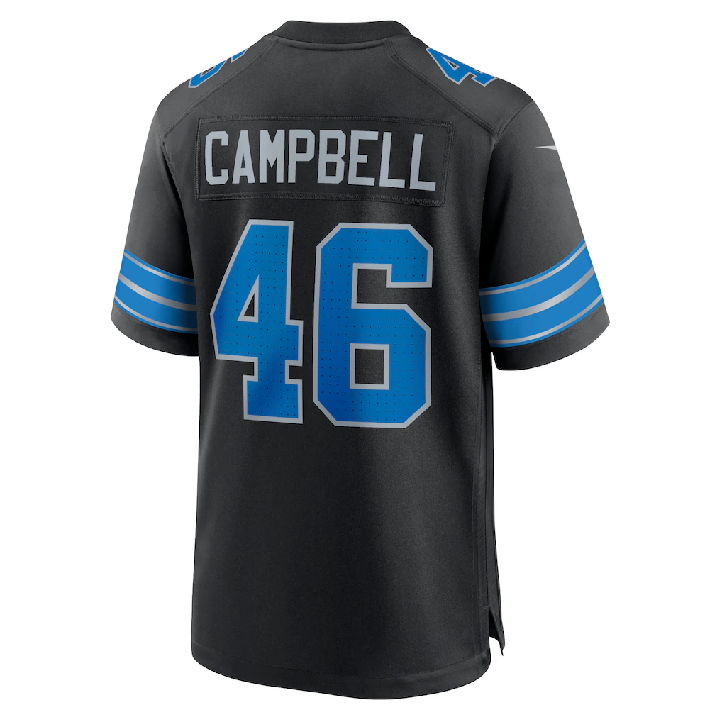 Pouc D.Lions #46 Jack Campbell Black 2nd Alternate Game Stitched Jerseys