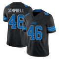 Pouc D.Lions #46 Jack Campbell Player Black Alternate Vapor F.U.S.E. Limited Home Game Stitched Jerseys