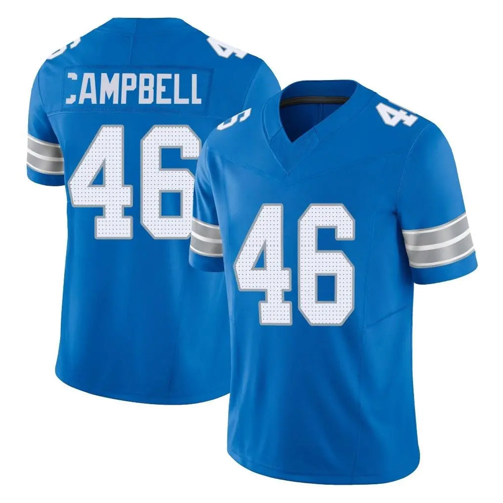 Pouc D.Lions #46 Jack Campbell Player Blue Limited Vapor F.U.S.E. Alternate Home Game Stitched Jerseys