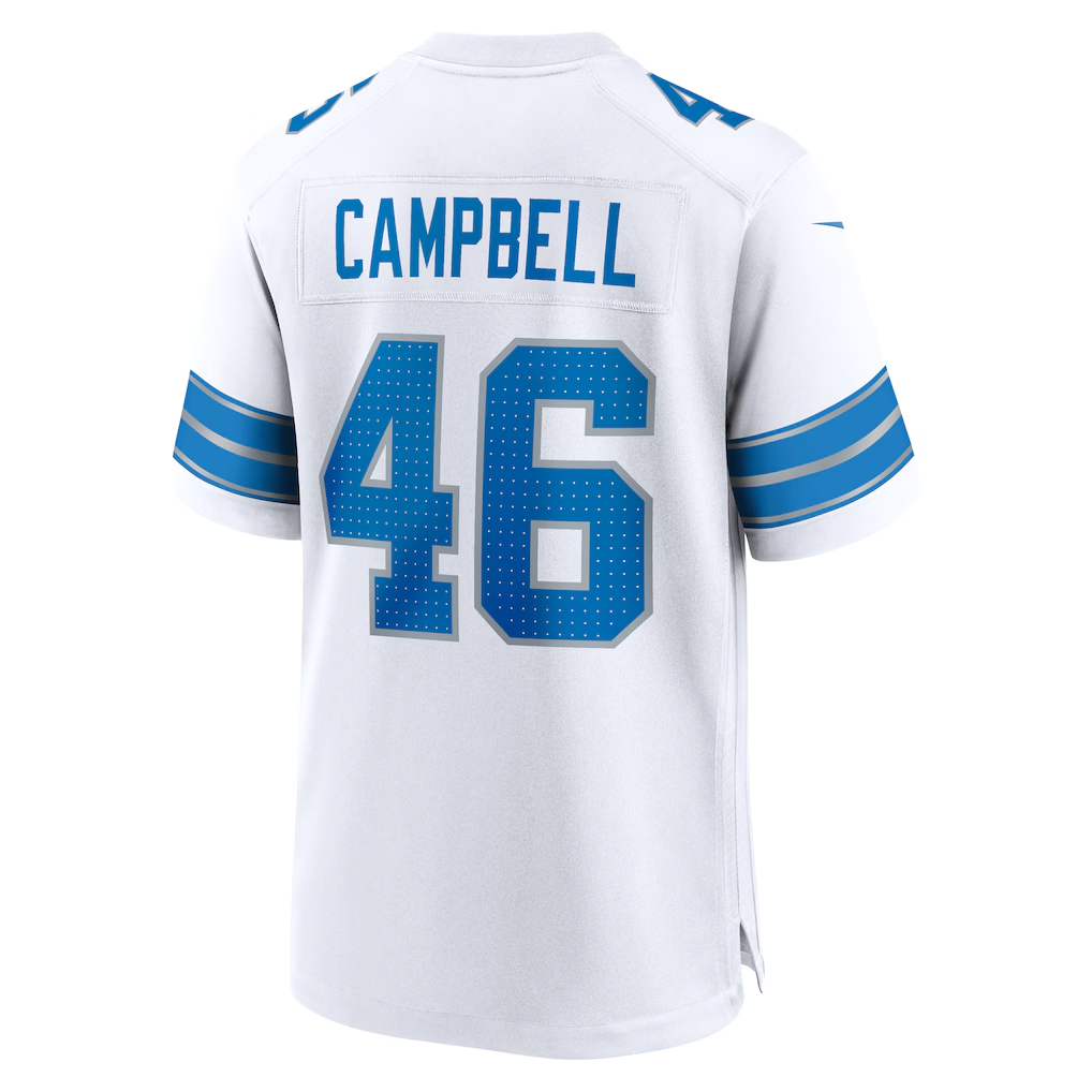 Pouc D.Lions #46 Jack Campbell White White Game Stitched Jerseys