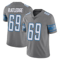 Pouc D.Lions #69 Tate Ratledge Player Gray Vapor Untouchable Limited Home Game Stitched Jerseys