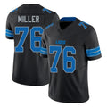 Pouc D.Lions #76 Blake Miller Player Black Alternate Vapor F.U.S.E. Limited Home Game Stitched Jerseys
