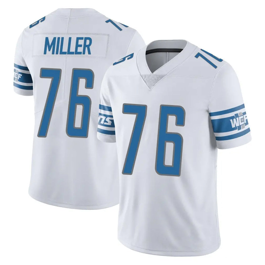 Pouc D.Lions #76 Blake Miller Player White Limited Vapor Untouchable Home Game Stitched Jerseys