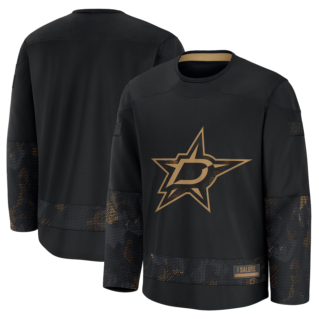 Pouc D.Stars Black 2024 Military Appreciation Practice Jerseys