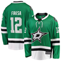 Pouc D.Stars #12 Radek Faksa Kelly Green Home Breakaway Jerseys