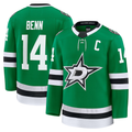Pouc D.Stars #14 Jamie Benn Kelly Green Home Premium Jerseys