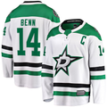 Pouc D.Stars #14 Jamie Benn White Breakaway Jerseys