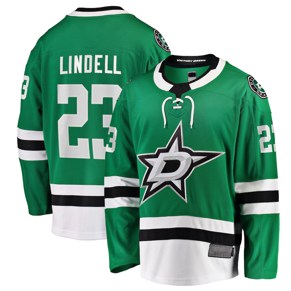 Pouc D.Stars #23 Esa Lindell Kelly Green Breakaway Jerseys