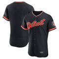 Pouc D.Tigers Navy Limited Elite Home Game Blank Player Stitched Jerseys