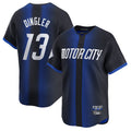 Pouc D.Tigers #13 Dillon Dingler Player Navy City Connect Home Limited Stitched Jerseys