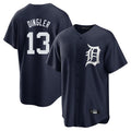 Pouc D.Tigers #13 Dillon Dingler Player Navy Game Home Stitched Jerseys