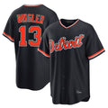 Pouc D.Tigers #13 Dillon Dingler Player Navy Home Game Stitched Jerseys