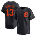 Pouc D.Tigers #13 Dillon Dingler Player Navy Home Limited Stitched Jerseys