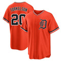 Pouc D.Tigers #20 Spencer Torkelson Player Orange Home Game Stitched Jerseys