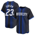 Pouc D.Tigers #23 Kirk Gibson Player Navy City Connect Home Limited Stitched Jerseys