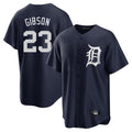 Pouc D.Tigers #23 Kirk Gibson Player Navy Game Home Stitched Jerseys