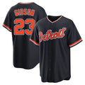 Pouc D.Tigers #23 Kirk Gibson Player Navy Home Game Stitched Jerseys