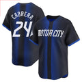Pouc D.Tigers #24 Miguel Cabrera Player Navy City Connect Home Limited Stitched Jerseys