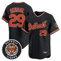 Pouc D.Tigers #29 Tarik Skubal Player Black Limited Home Stitched Jerseys