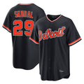 Pouc D.Tigers #29 Tarik Skubal Player Navy Home Game Stitched Jerseys
